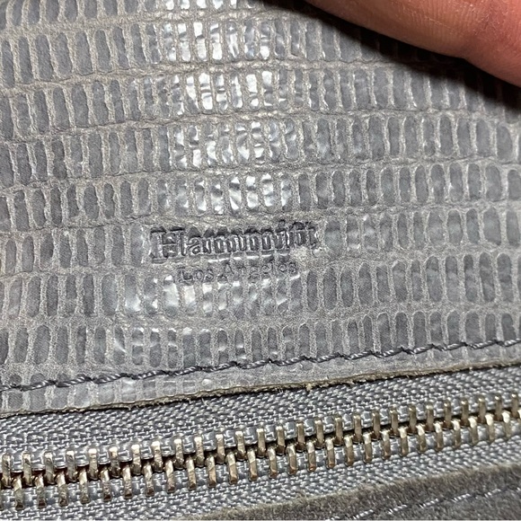 Hammitt Bag Gray Suede & Leather Bryant Medium Crossbody Shoulder Bag - Picture 8 of 14